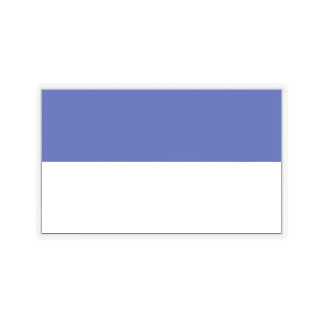 Flag of Bochum Germany - STICKER Vinyl Kiss-Cut Decal 4 Inch Transparent - The Sticker Space