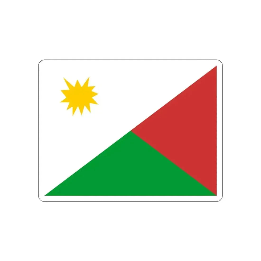 Flag of Boconó Venezuela STICKER Vinyl Die-Cut Decal - The Sticker Space