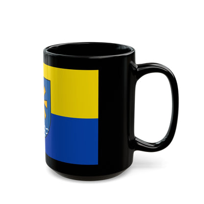 Flag of Bodenseekreis 2 Germany - Black Coffee Mug-The Sticker Space