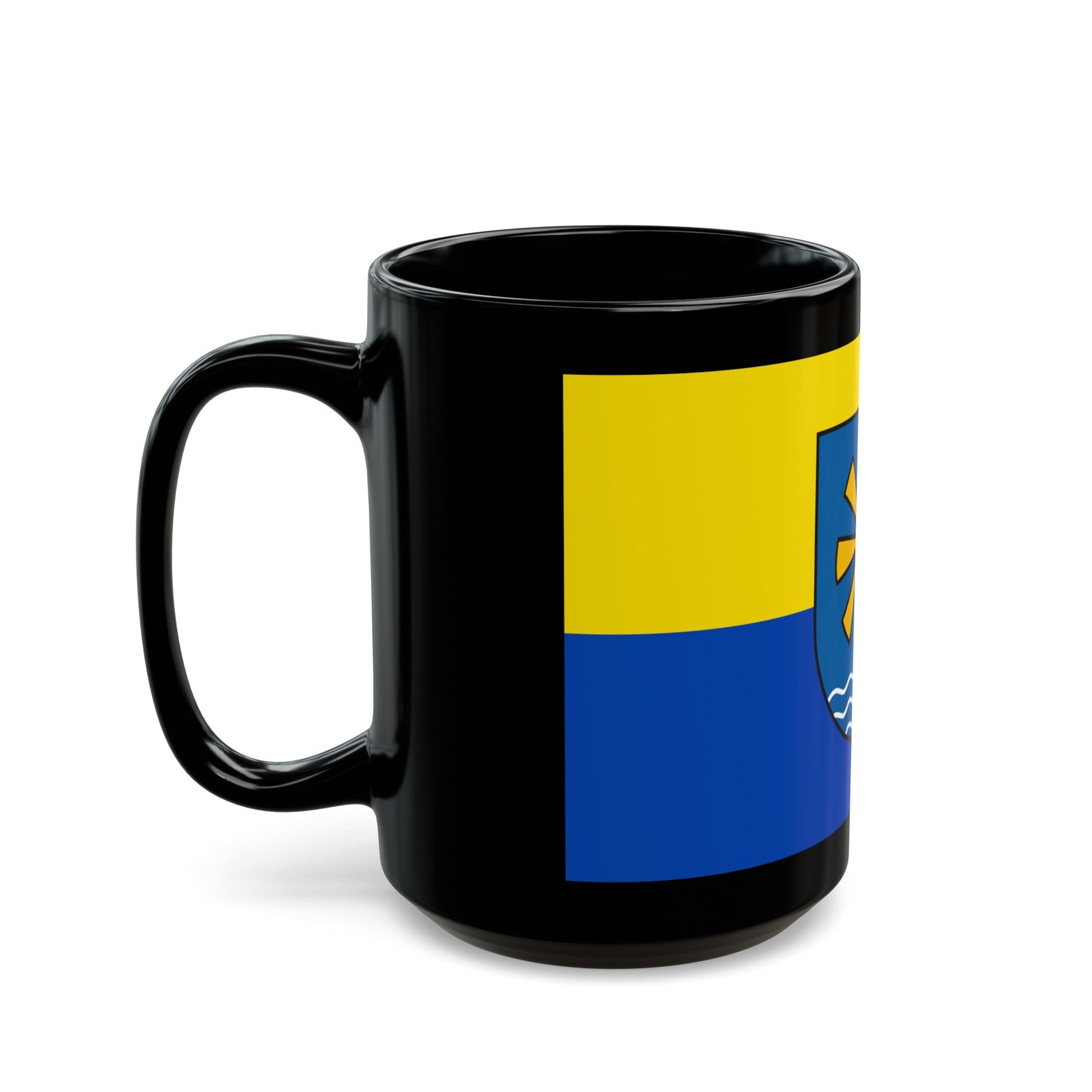 Flag of Bodenseekreis 2 Germany - Black Coffee Mug-The Sticker Space