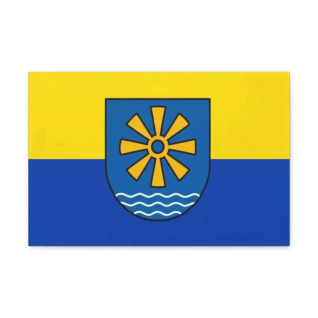 Flag of Bodenseekreis 2 Germany - Canvas Wall Art 18″ x 12″ 1.25" - The Sticker Space