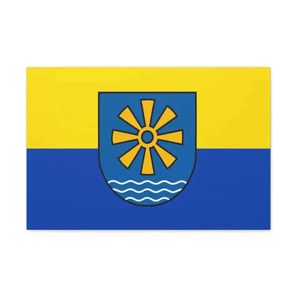 Flag of Bodenseekreis 2 Germany - Canvas Wall Art 24″ x 16″ 1.25" - The Sticker Space