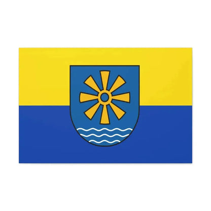 Flag of Bodenseekreis 2 Germany - Canvas Wall Art 30" x 20" 1.25" - The Sticker Space