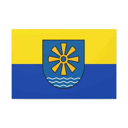 Flag of Bodenseekreis 2 Germany - Canvas Wall Art 36" x 24" 1.25" - The Sticker Space