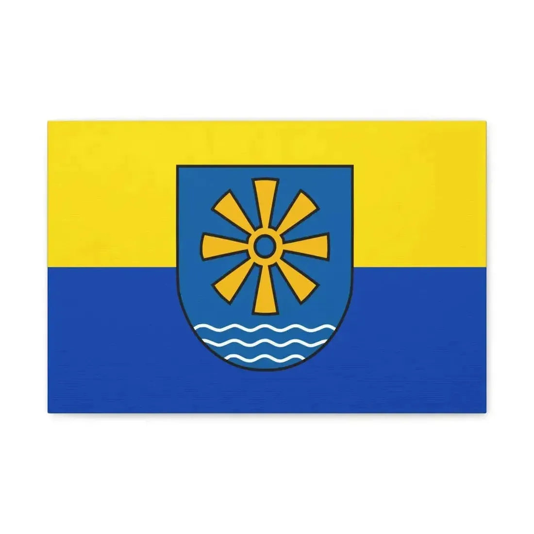 Flag of Bodenseekreis 2 Germany - Canvas Wall Art - The Sticker Space
