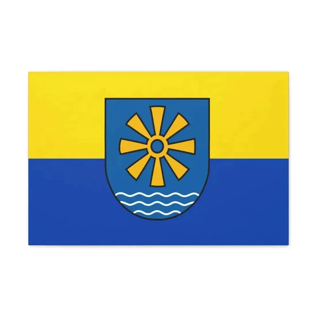 Flag of Bodenseekreis 2 Germany - Canvas Wall Art - The Sticker Space