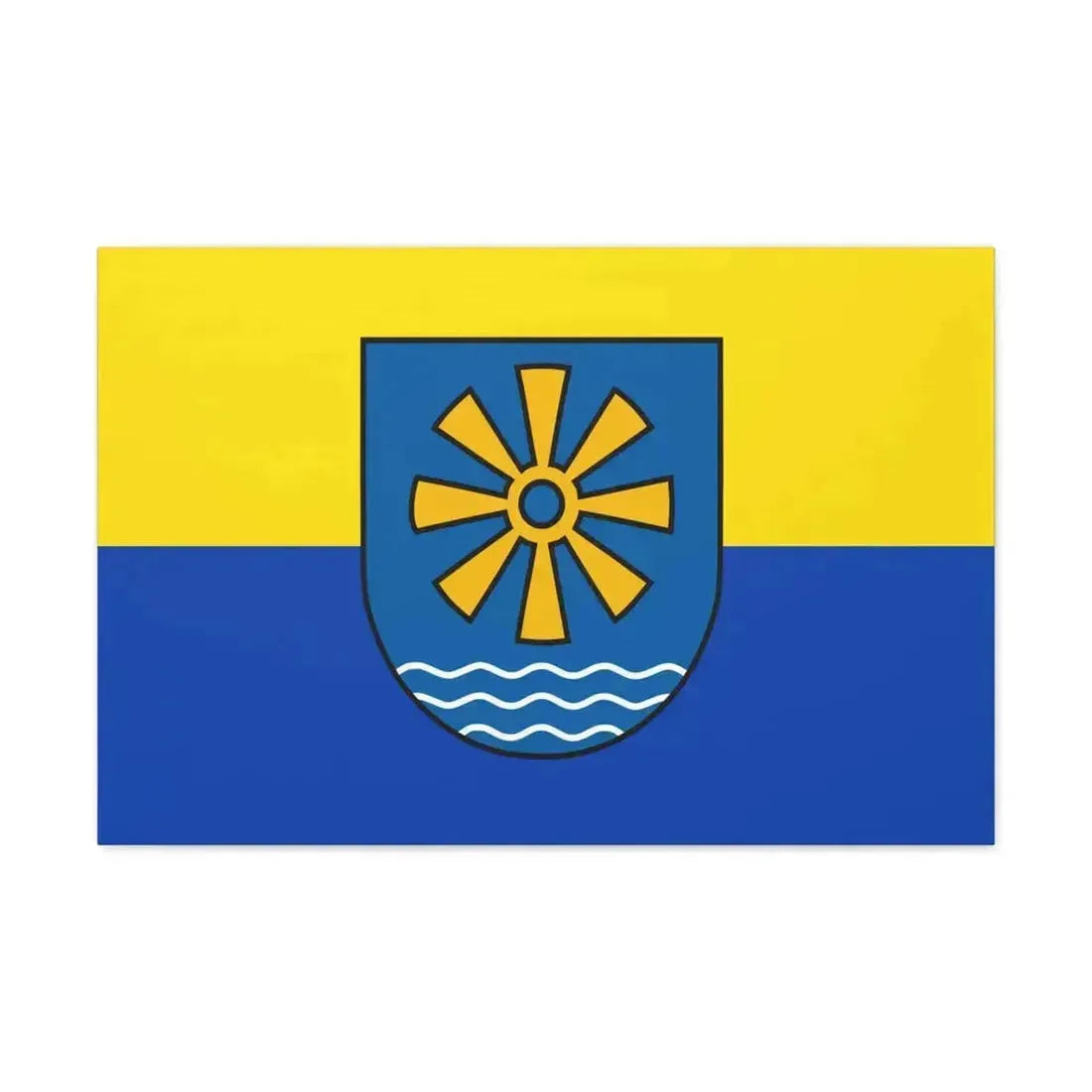 Flag of Bodenseekreis 2 Germany - Canvas Wall Art - The Sticker Space