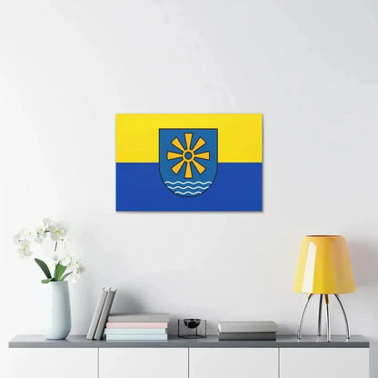 Flag of Bodenseekreis 2 Germany - Canvas Wall Art - The Sticker Space