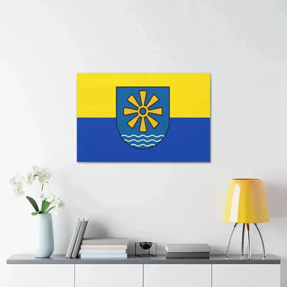 Flag of Bodenseekreis 2 Germany - Canvas Wall Art - The Sticker Space