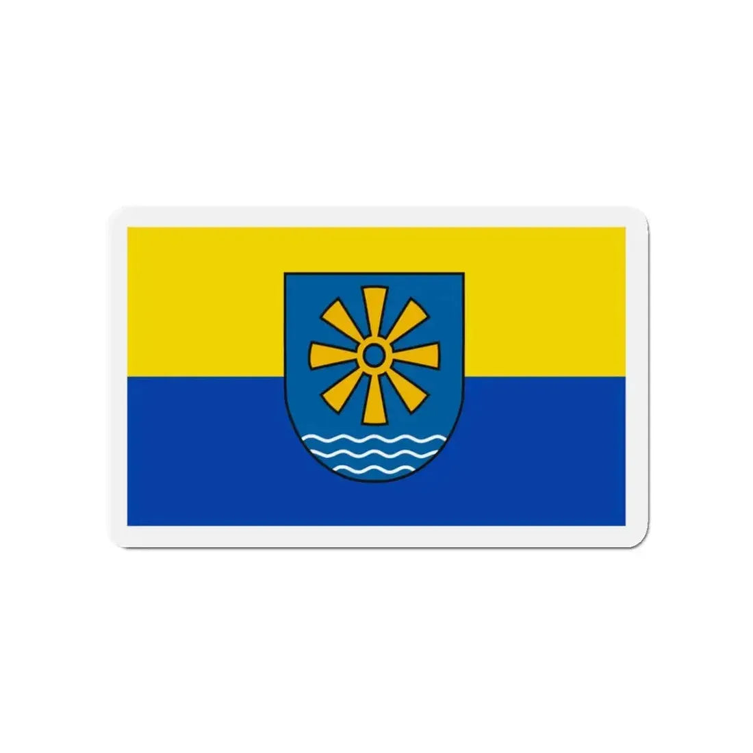 Flag of Bodenseekreis 2 Germany - Refrigerator Magnet 3 Inch - The Sticker Space