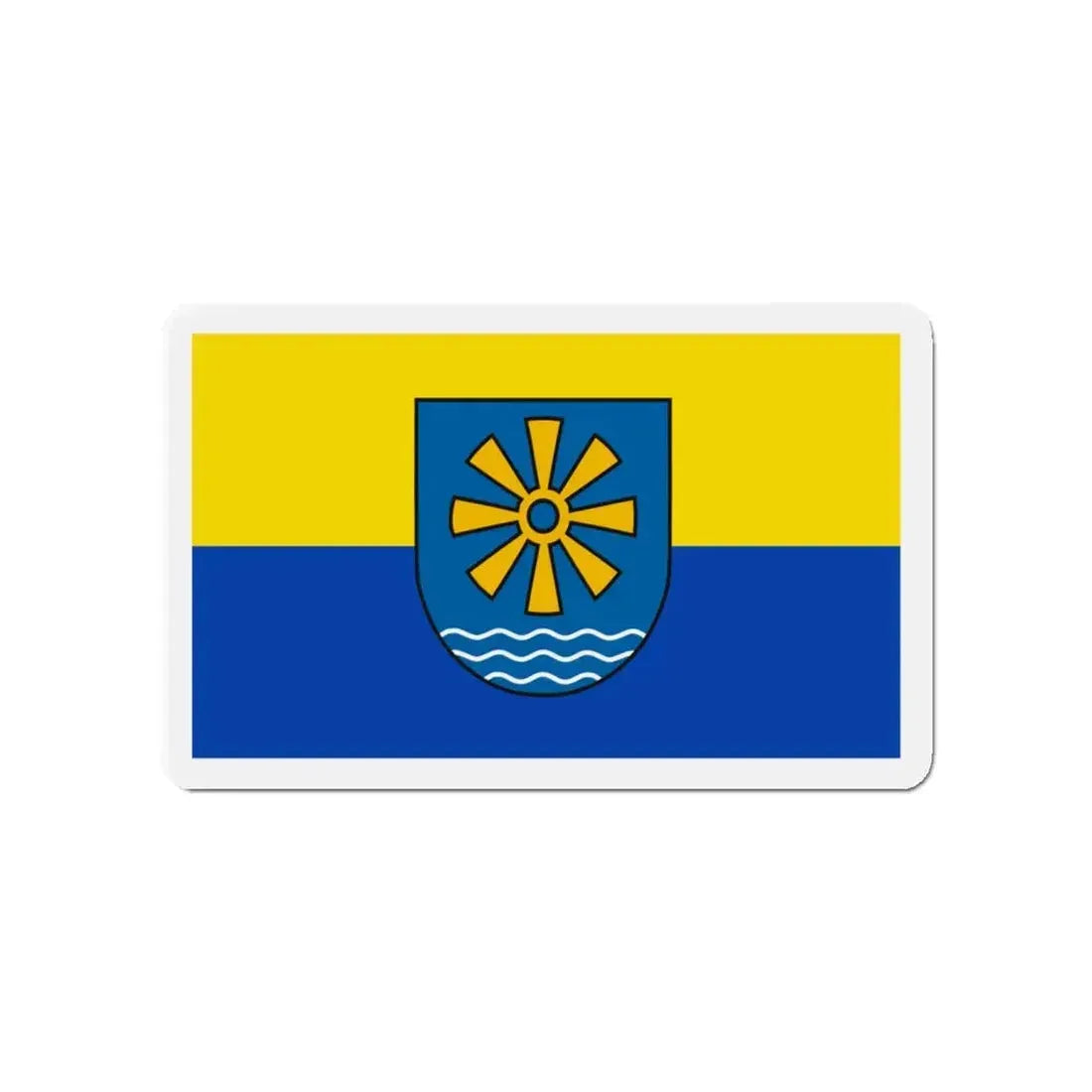 Flag of Bodenseekreis 2 Germany - Refrigerator Magnet 4 Inch - The Sticker Space