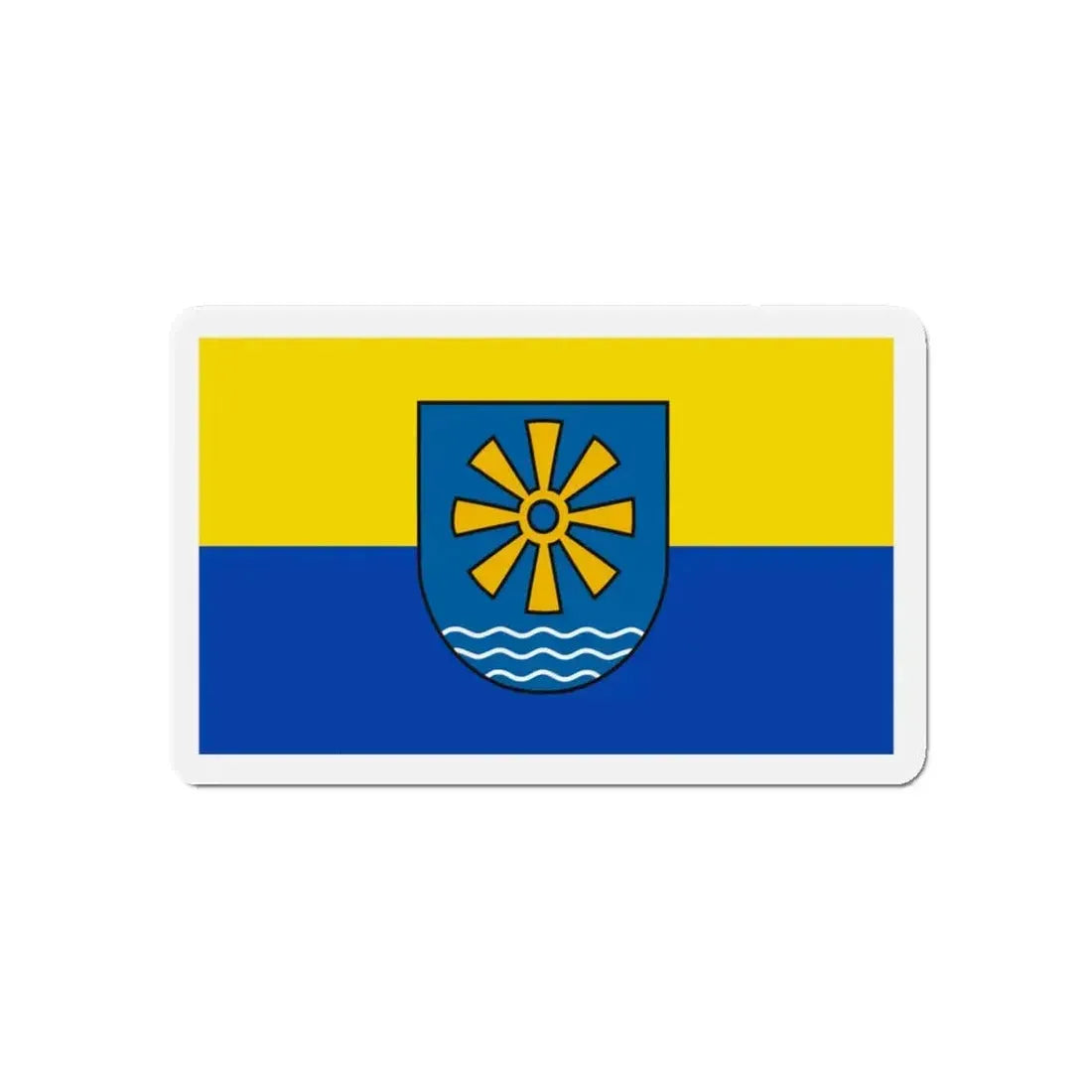 Flag of Bodenseekreis 2 Germany - Refrigerator Magnet 5 Inch - The Sticker Space
