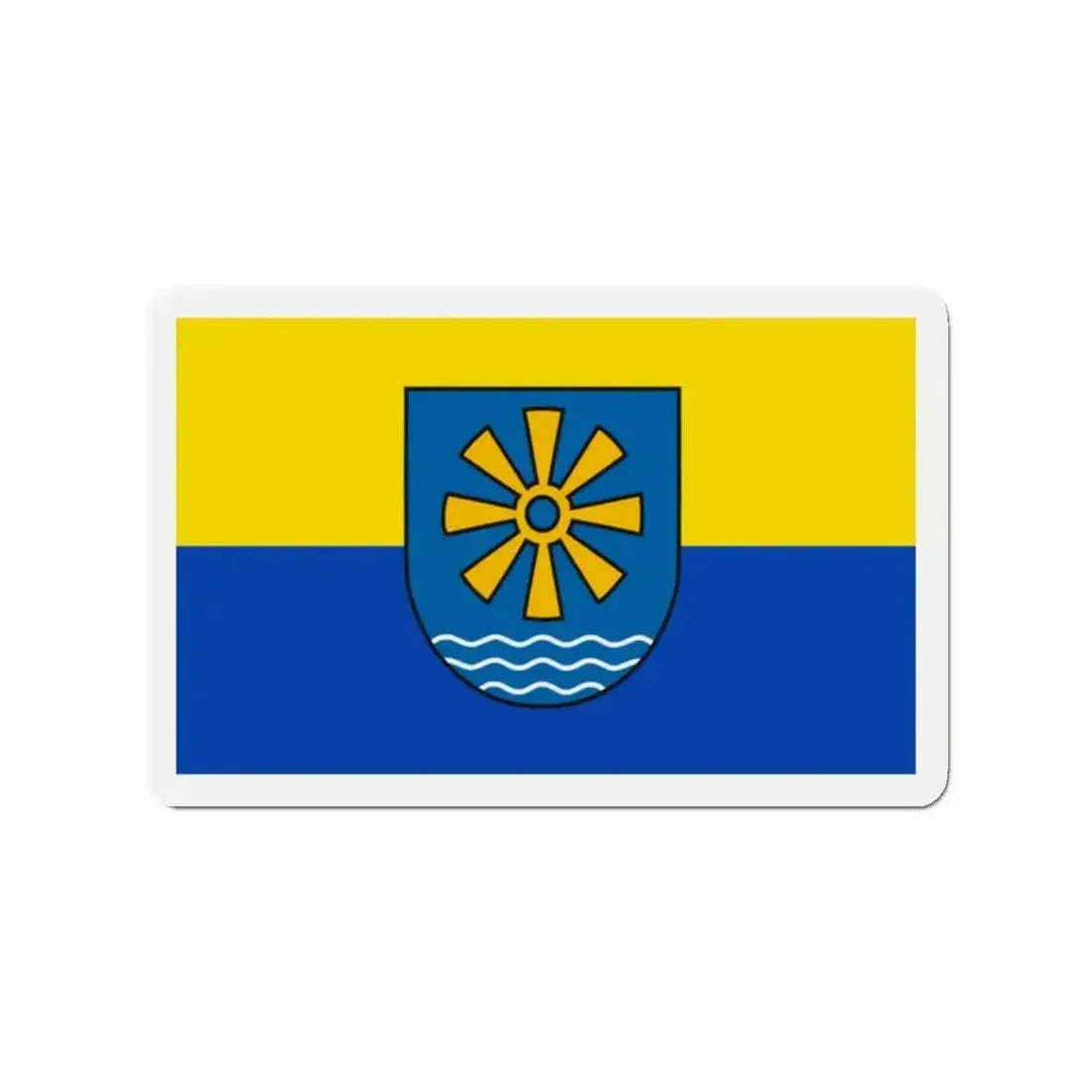 Flag of Bodenseekreis 2 Germany - Refrigerator Magnet - The Sticker Space
