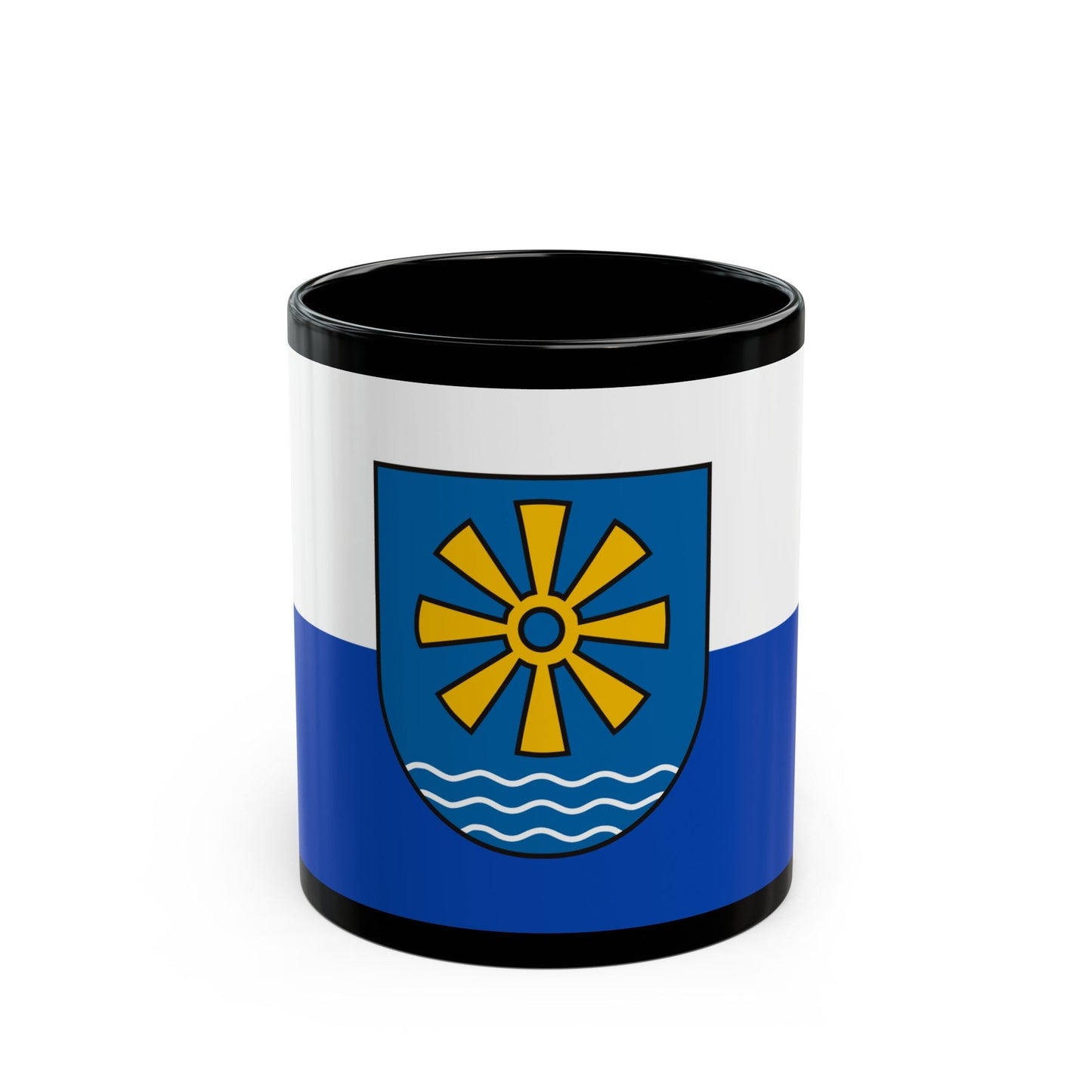 Flag of Bodenseekreis Germany - Black Coffee Mug-11oz-The Sticker Space