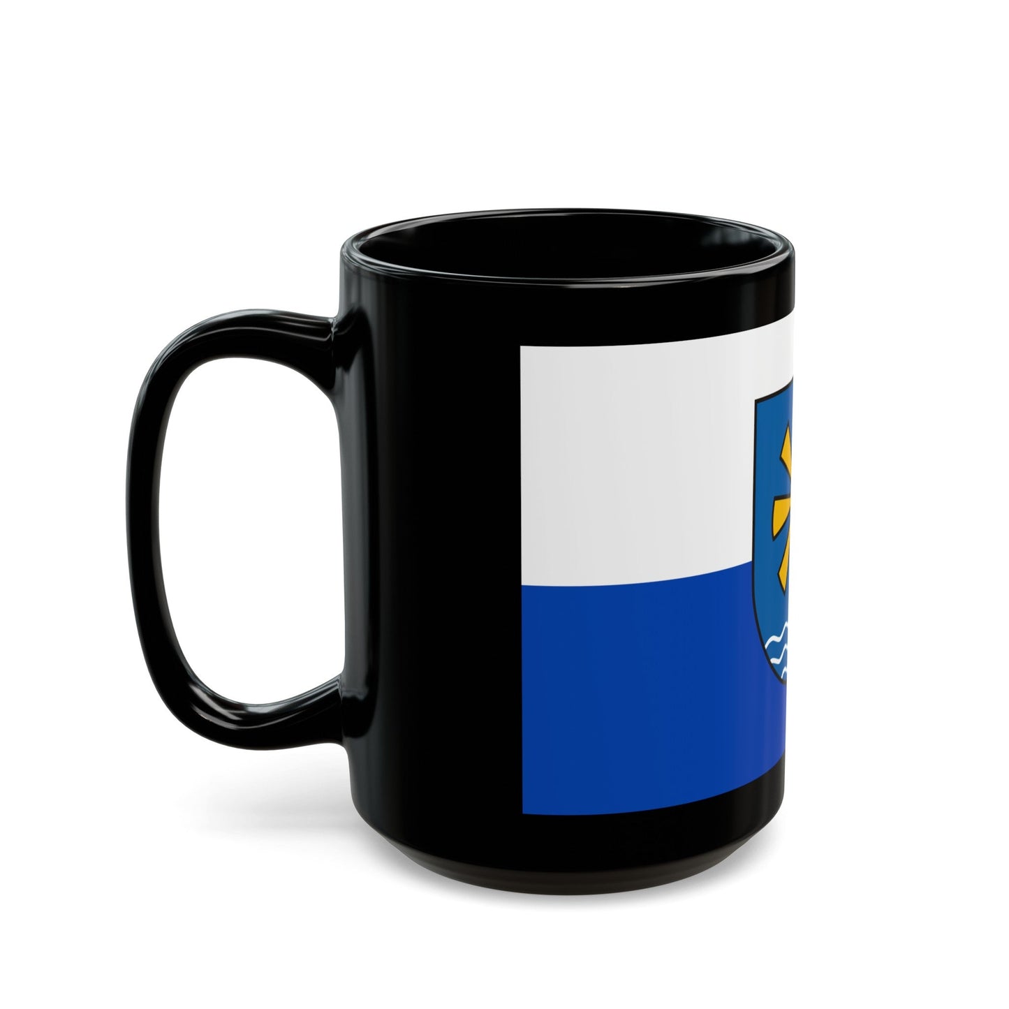 Flag of Bodenseekreis Germany - Black Coffee Mug-The Sticker Space