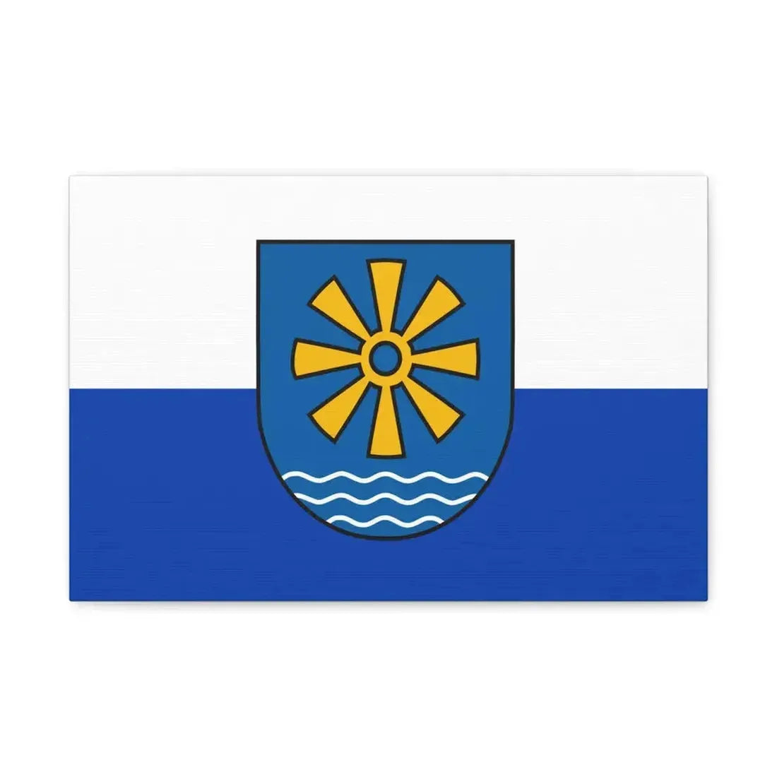 Flag of Bodenseekreis Germany - Canvas Wall Art 18″ x 12″ 1.25" - The Sticker Space