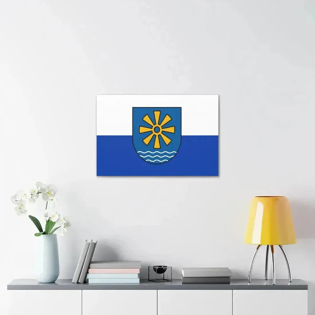 Flag of Bodenseekreis Germany - Canvas Wall Art - The Sticker Space