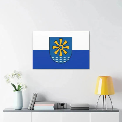 Flag of Bodenseekreis Germany - Canvas Wall Art - The Sticker Space