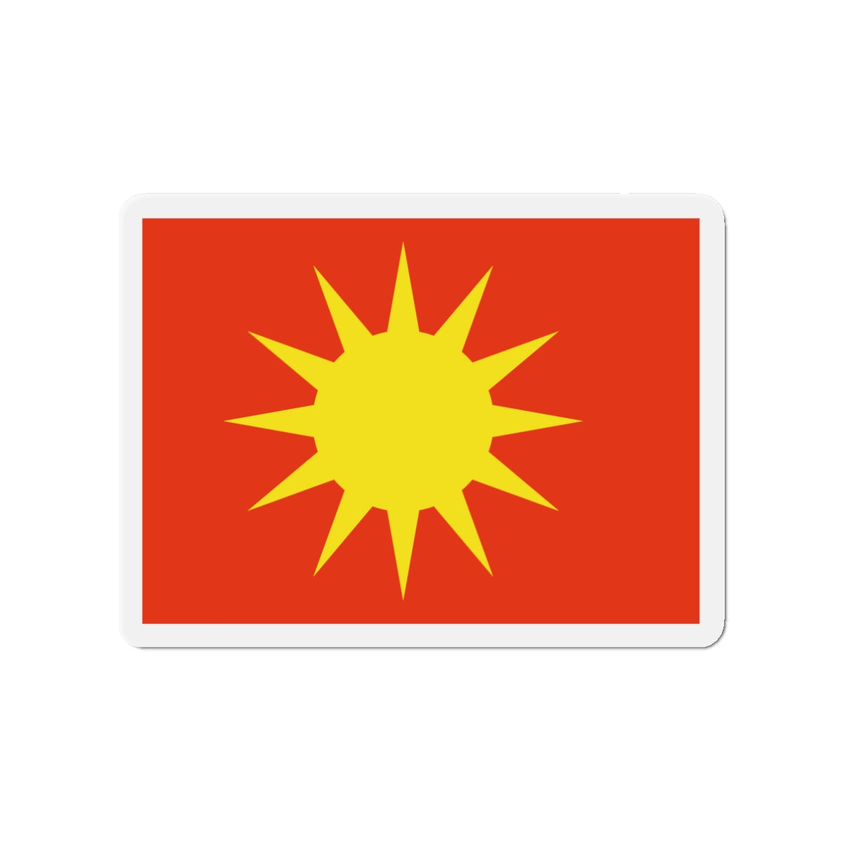 Flag of Bodø Nordland Norway - Die-Cut Magnet-3" x 3"-The Sticker Space