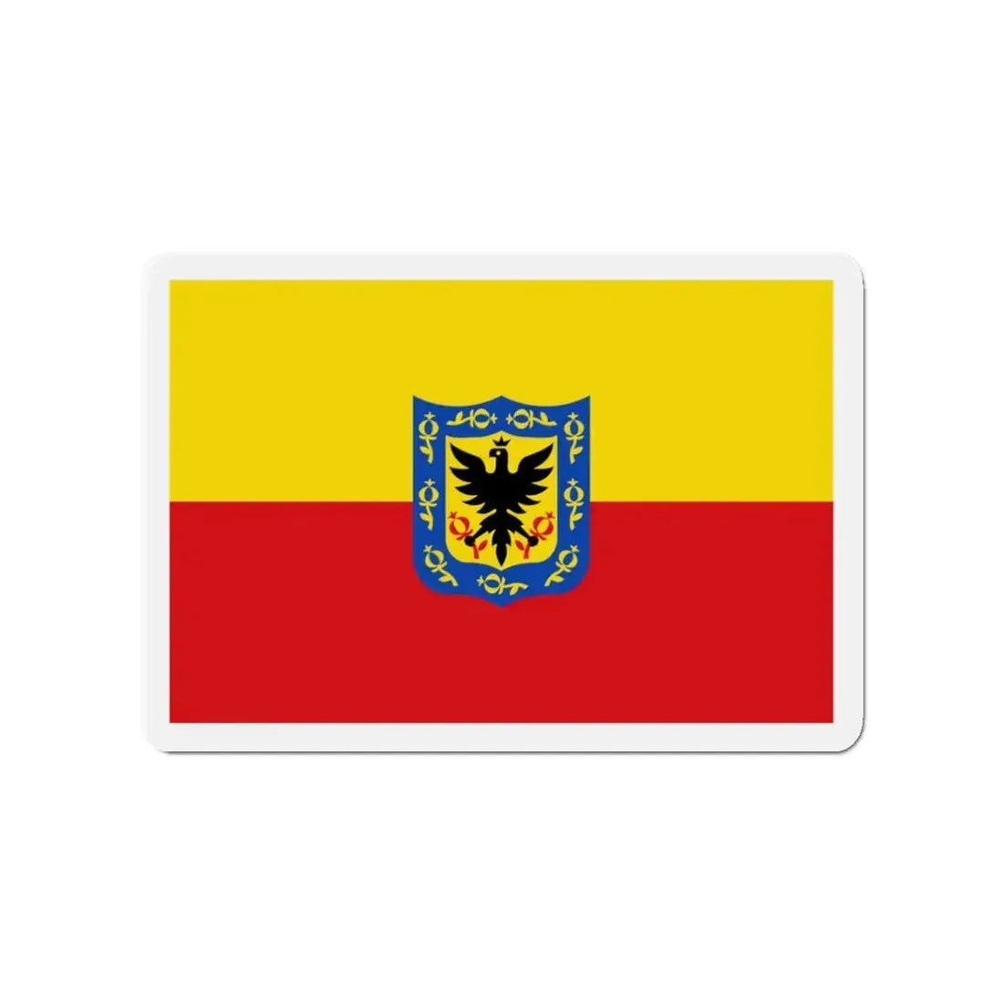 Flag of Bogotá Colombia - Refrigerator Magnet 3 Inch - The Sticker Space