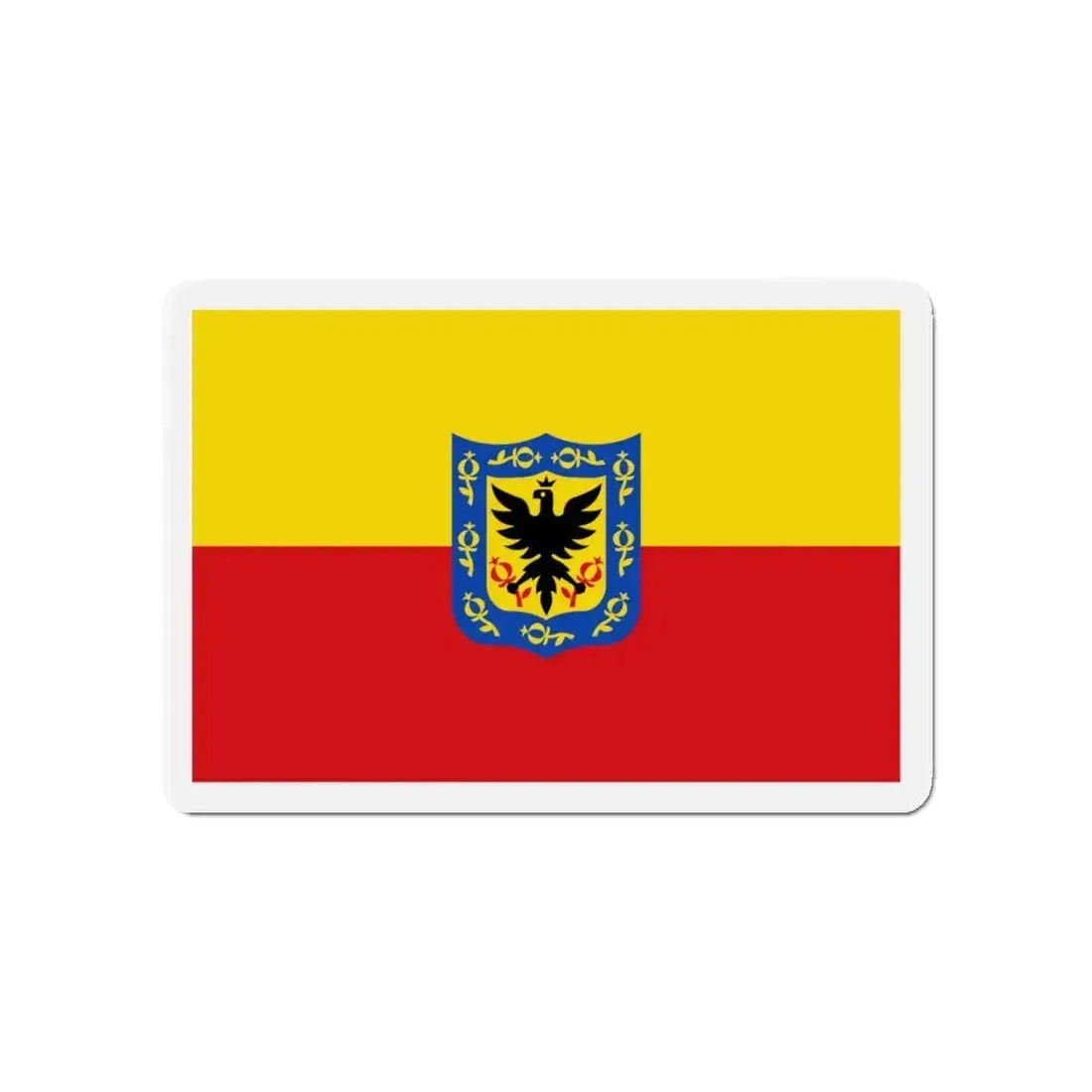 Flag of Bogotá Colombia - Refrigerator Magnet 4 Inch - The Sticker Space