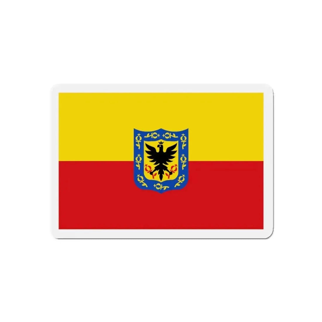 Flag of Bogotá Colombia - Refrigerator Magnet 5 Inch - The Sticker Space