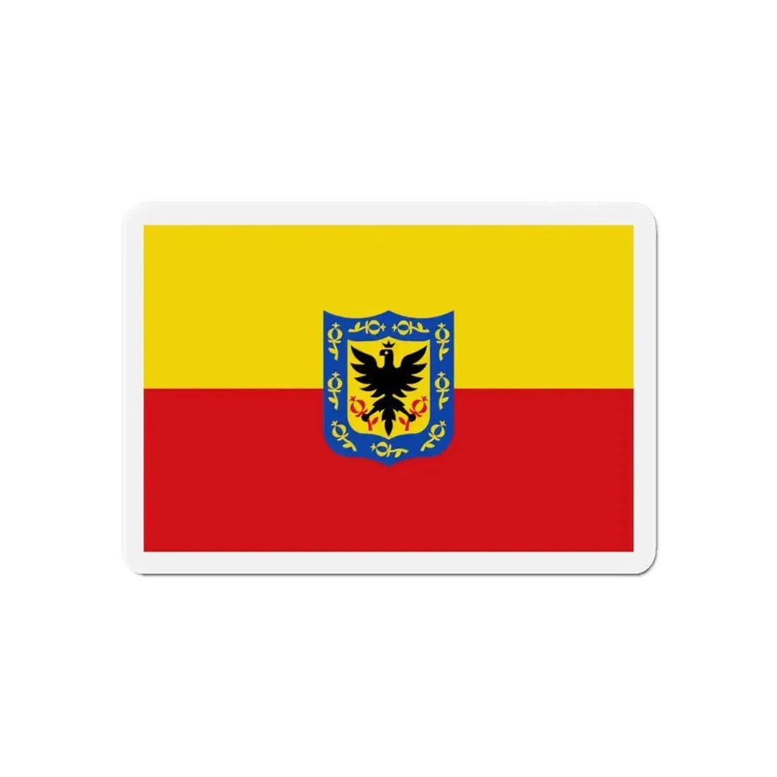 Flag of Bogotá Colombia - Refrigerator Magnet 6 Inch - The Sticker Space