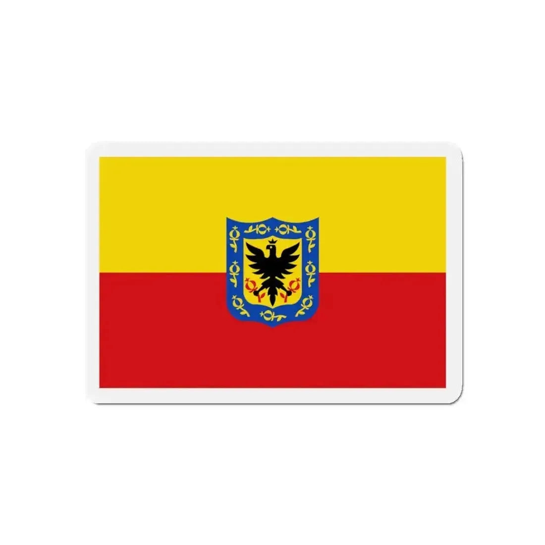 Flag of Bogotá Colombia - Refrigerator Magnet - The Sticker Space