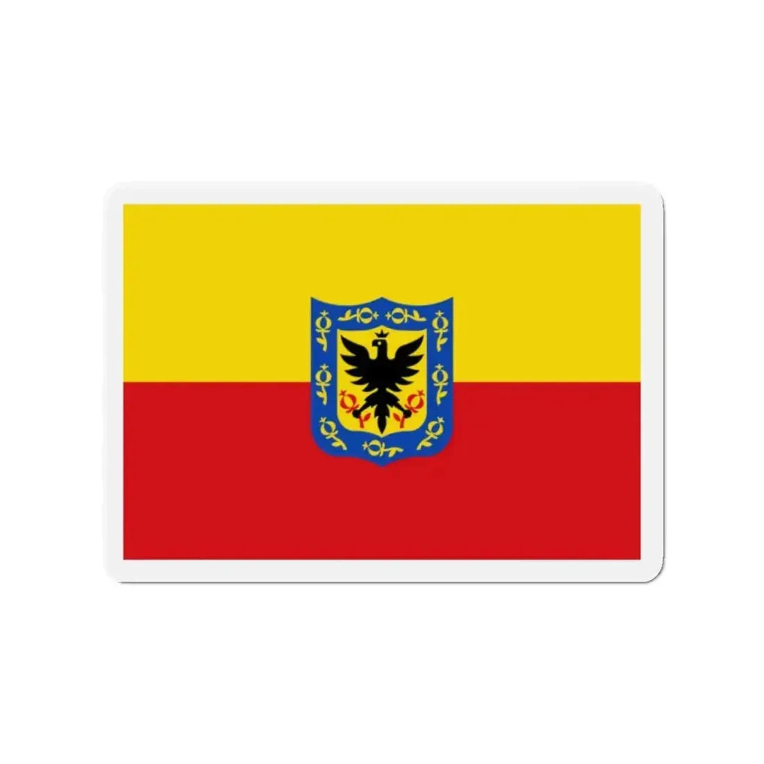 Flag of Bogotá Colombia - Refrigerator Magnet - The Sticker Space