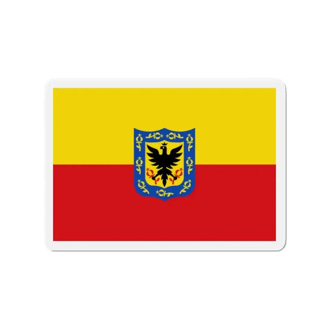 Flag of Bogotá Colombia - Refrigerator Magnet - The Sticker Space