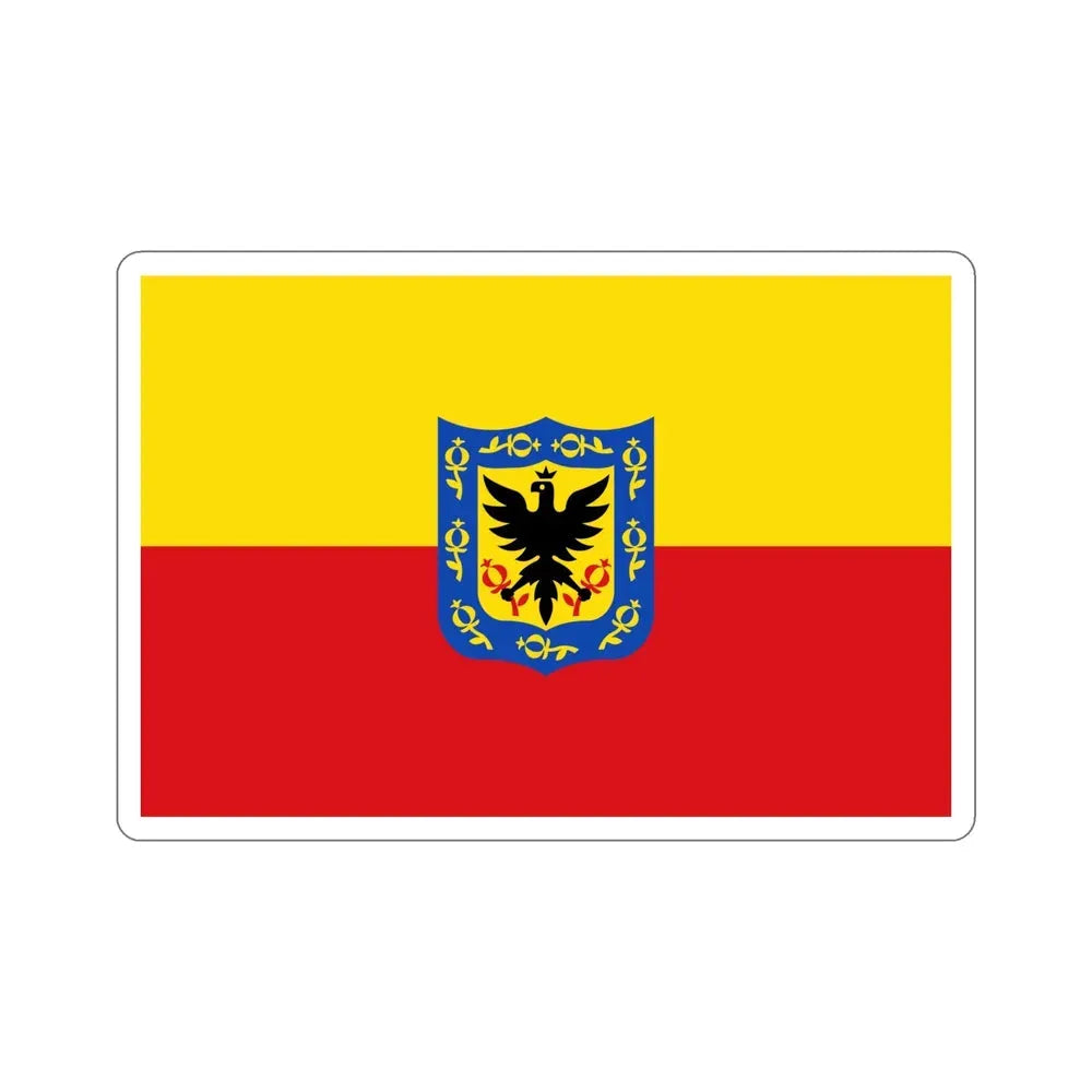 Flag of Bogotá Colombia STICKER Vinyl Die-Cut Decal 6 Inch - The Sticker Space