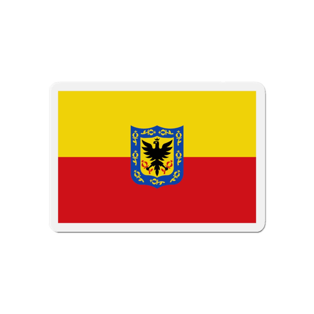 Flag of Bogotá Colombia - Die-Cut Magnet-6 × 6"-The Sticker Space