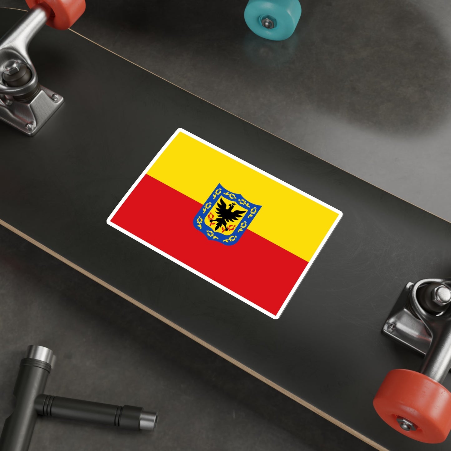 Flag of Bogotá Colombia STICKER Vinyl Die-Cut Decal-The Sticker Space