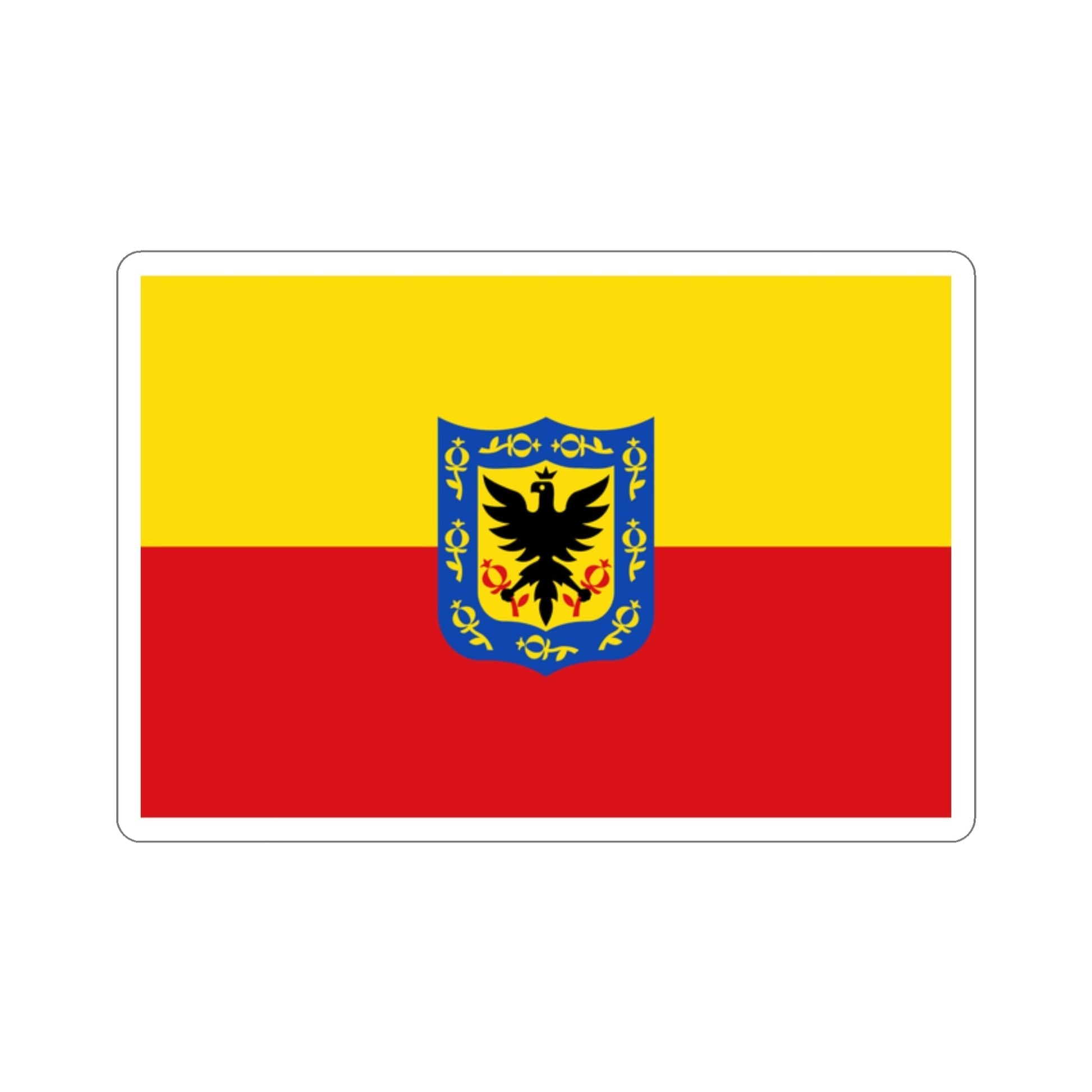 Flag of Bogotá Colombia STICKER Vinyl Die-Cut Decal-2 Inch-The Sticker Space