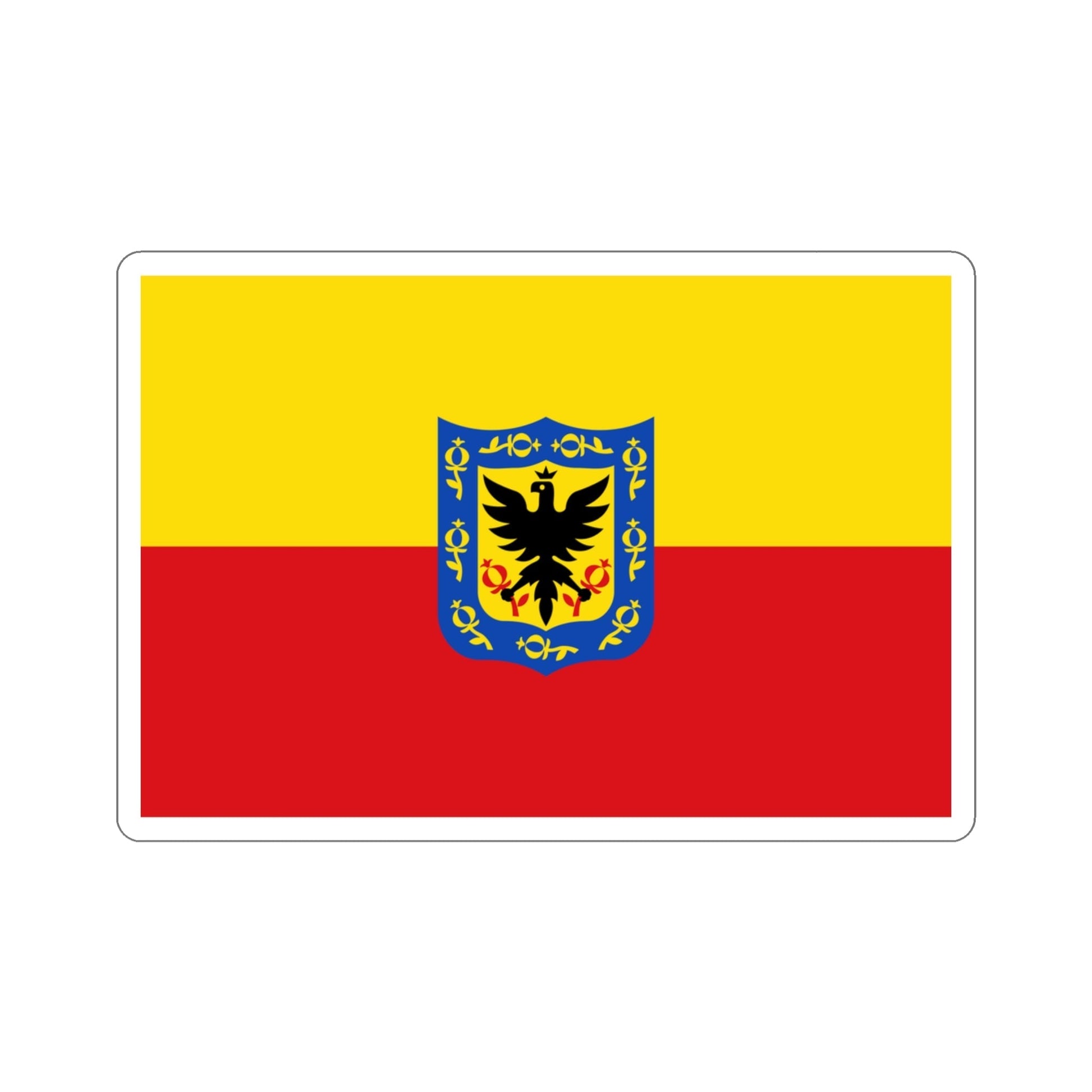 Flag of Bogotá Colombia STICKER Vinyl Die-Cut Decal-3 Inch-The Sticker Space