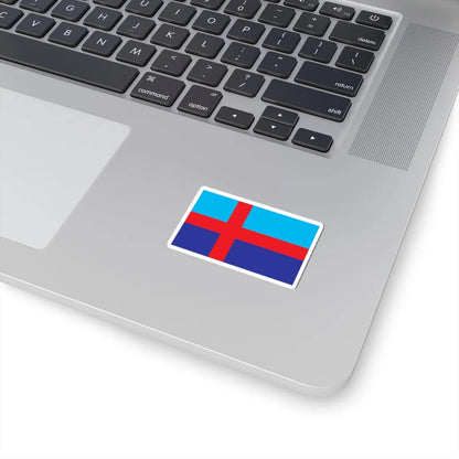 Flag of Bohuslan (Sweden) STICKER Vinyl Kiss-Cut Decal - The Sticker Space
