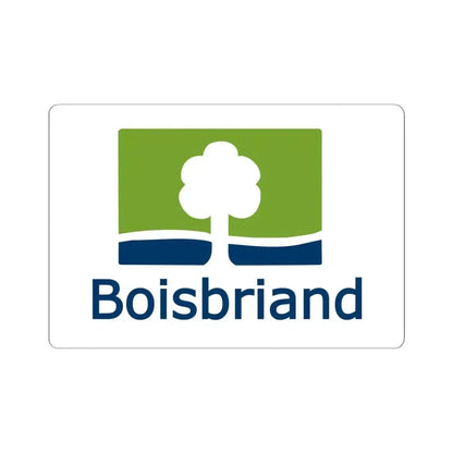 Flag of Boisbriand Quebec (Canada) STICKER Vinyl Kiss-Cut Decal 6 Inch White - The Sticker Space