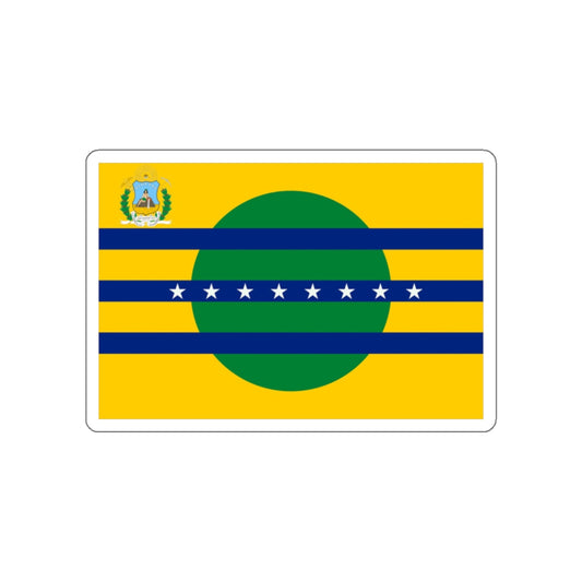 Flag of Bolívar Venezuela STICKER Vinyl Die-Cut Decal-White-The Sticker Space