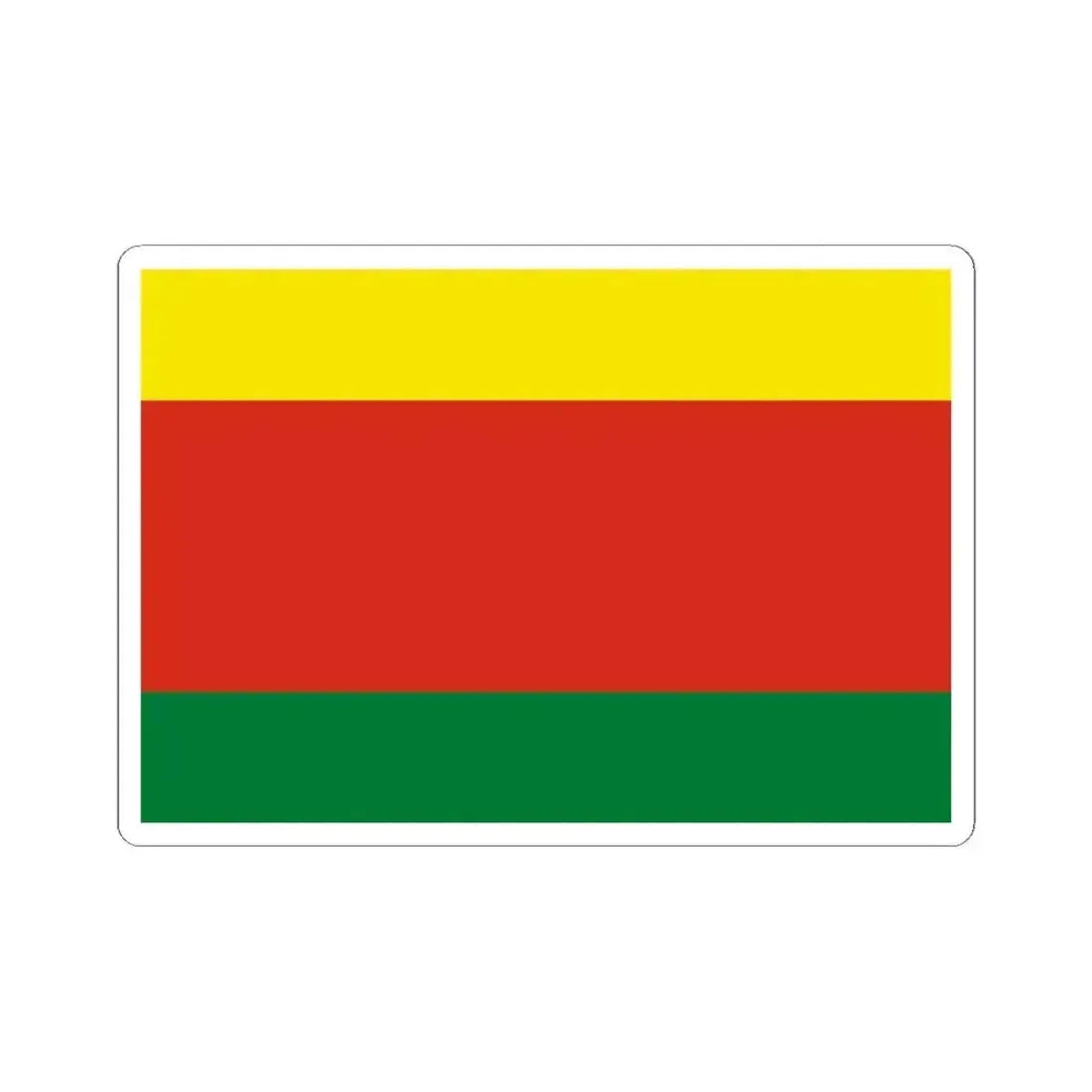 Flag of Bolivia 1826-1851 (Bolivia) STICKER Vinyl Kiss-Cut Decal 3 Inch White - The Sticker Space