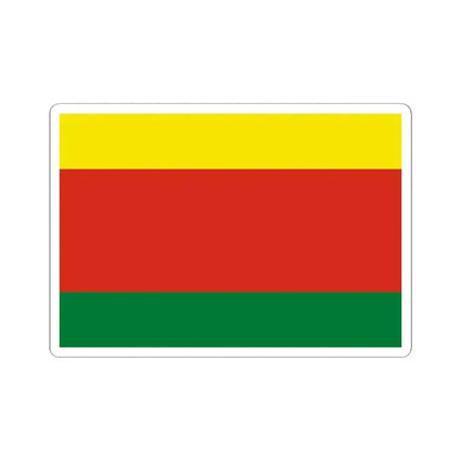 Flag of Bolivia 1826-1851 (Bolivia) STICKER Vinyl Kiss-Cut Decal 3 Inch White - The Sticker Space