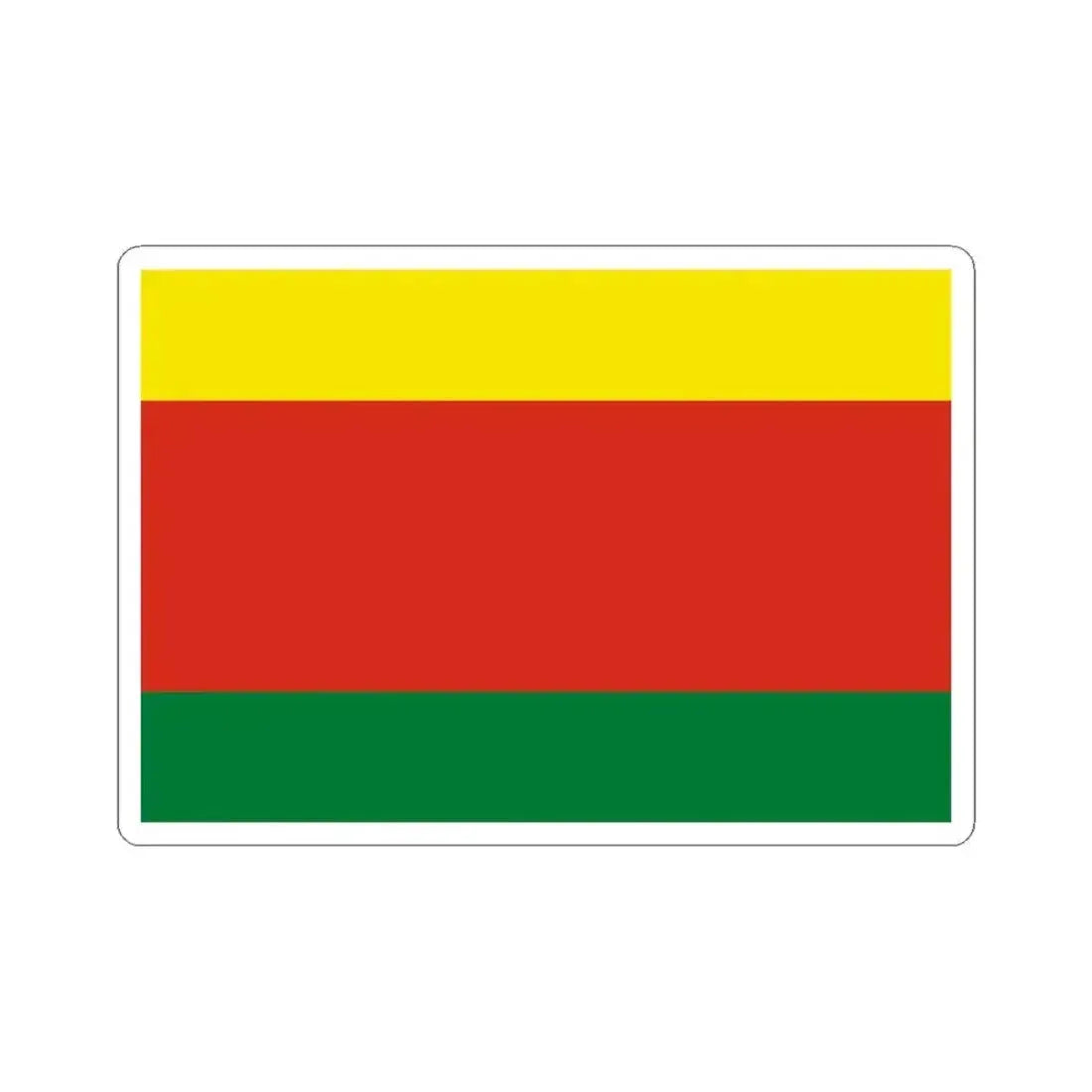 Flag of Bolivia 1826-1851 (Bolivia) STICKER Vinyl Kiss-Cut Decal 6 Inch White - The Sticker Space