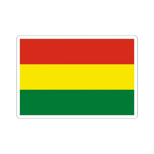 Flag of Bolivia 3-2 (Bolivia) STICKER Vinyl Kiss-Cut Decal 2 Inch White - The Sticker Space