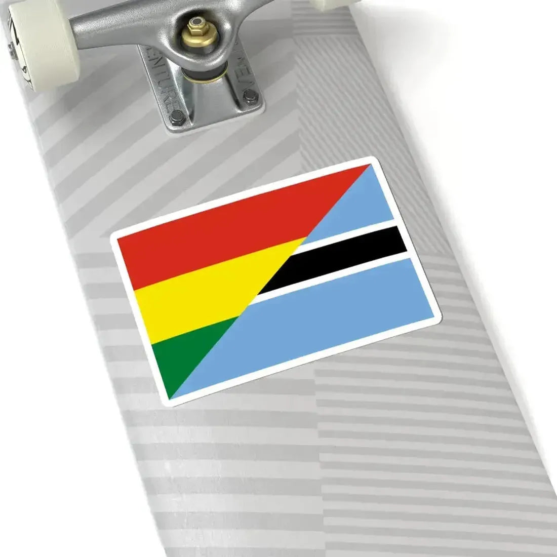 Flag of Bolivia and Botswana (Bolivia) STICKER Vinyl Kiss-Cut Decal - The Sticker Space