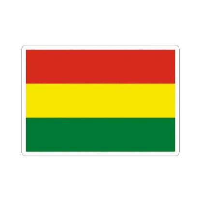 Flag of Bolivia (Bolivia) STICKER Vinyl Kiss-Cut Decal 2 Inch White - The Sticker Space