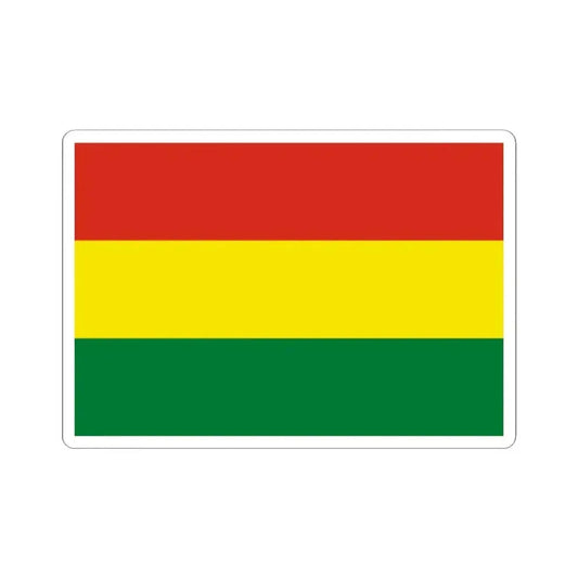 Flag of Bolivia (Bolivia) STICKER Vinyl Kiss-Cut Decal 2 Inch White - The Sticker Space