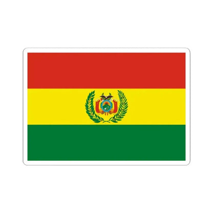 Flag of Bolivia military 2 (Bolivia) STICKER Vinyl Kiss-Cut Decal 2 Inch White - The Sticker Space