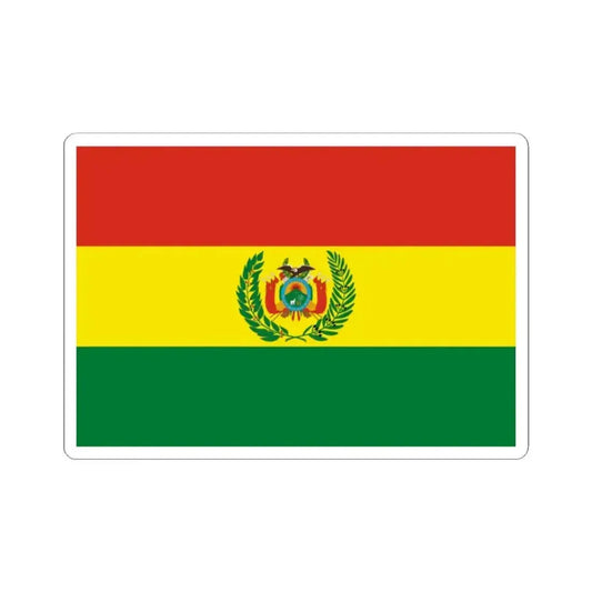 Flag of Bolivia military 2 (Bolivia) STICKER Vinyl Kiss-Cut Decal 2 Inch White - The Sticker Space