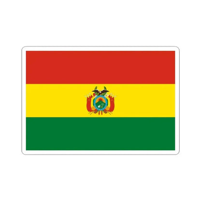 Flag of Bolivia state 3-2 (Bolivia) STICKER Vinyl Kiss-Cut Decal 3 Inch White - The Sticker Space