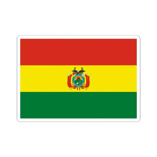 Flag of Bolivia state (Bolivia) STICKER Vinyl Kiss-Cut Decal 2 Inch White - The Sticker Space