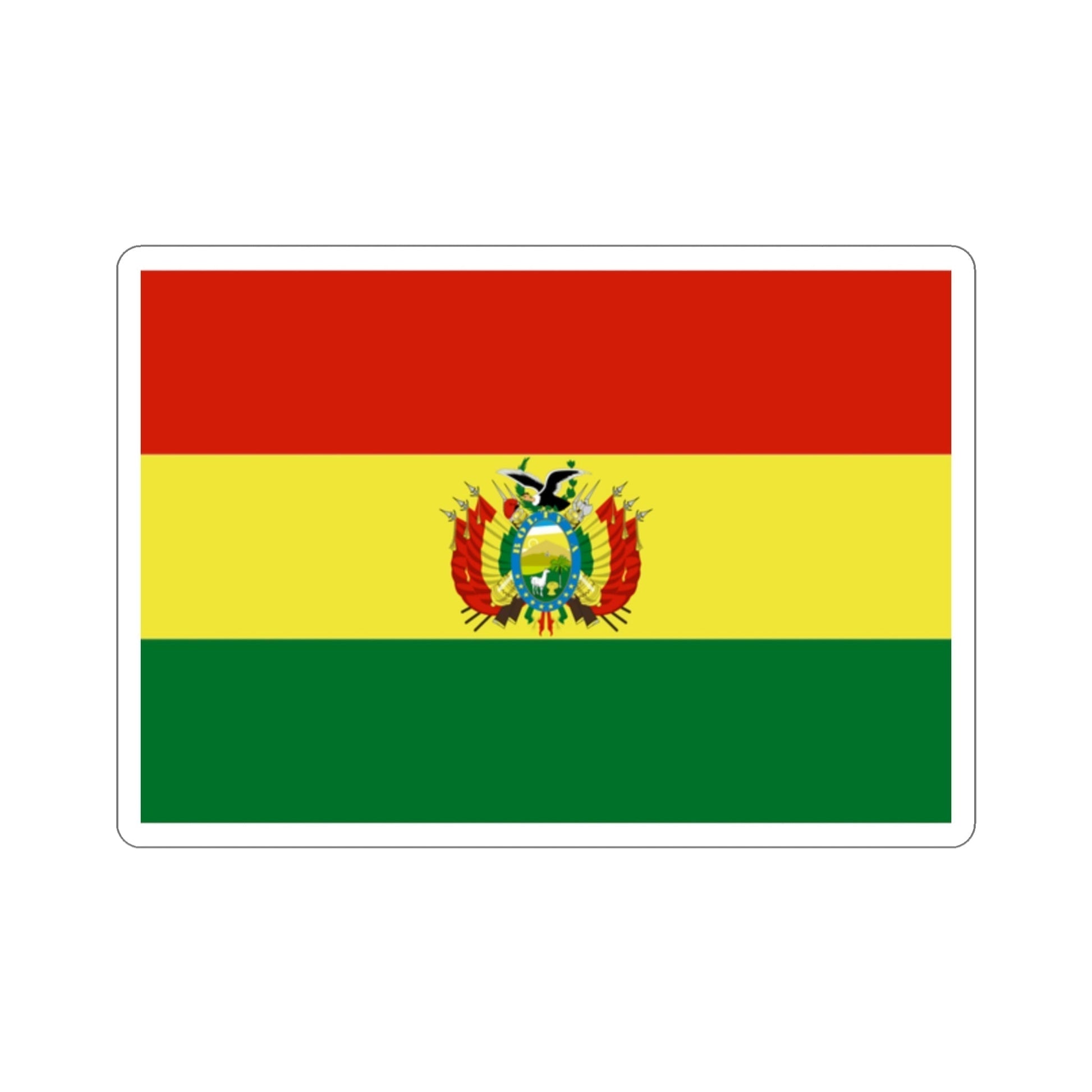 Flag of Bolivia STICKER Vinyl Die-Cut Decal-2 Inch-The Sticker Space